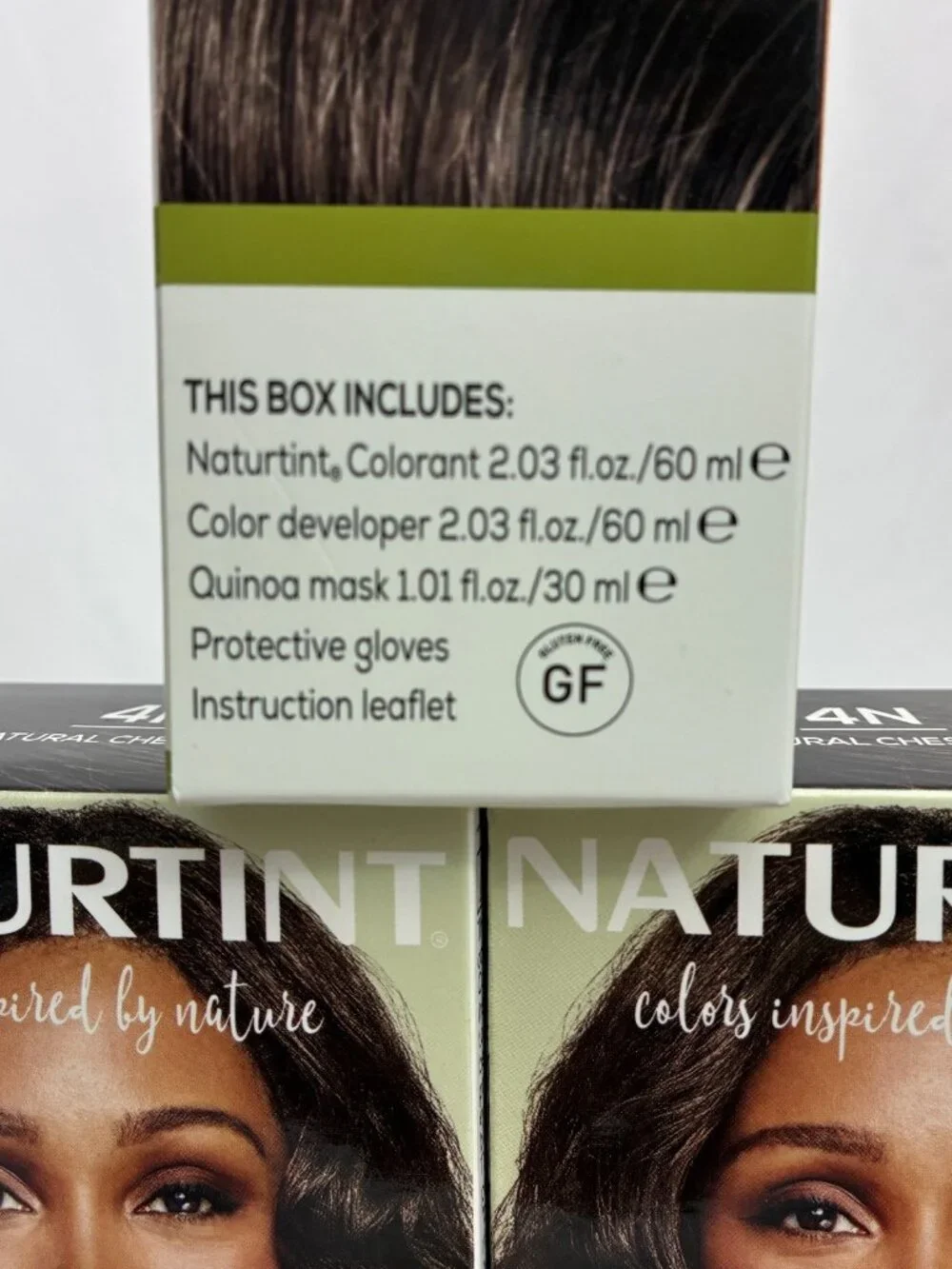Naturtint 4N Permanent Hair Color Gel Natural Chestnut Brown 3 Pack EXP 012030